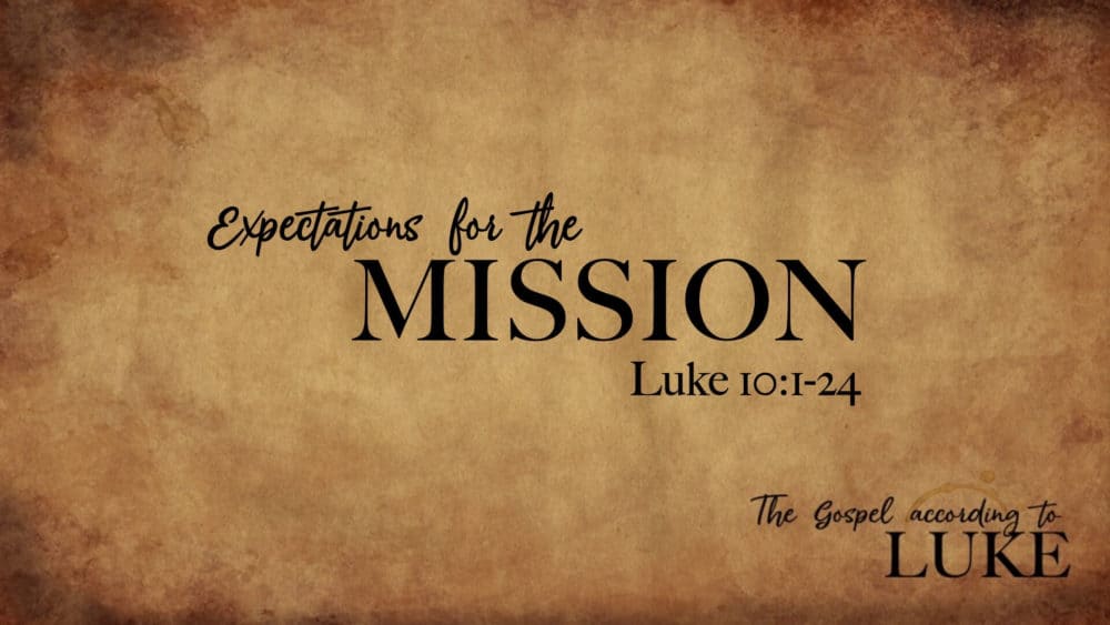 Expectations for the Mission