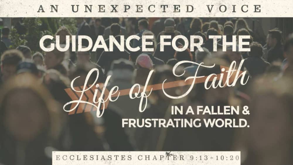 An Unexpected Voice :: Chapter 9:13–10:20