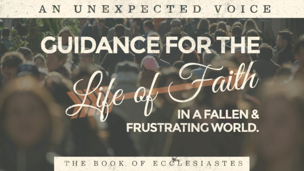 An Unexpected Voice :: Guidance for the Life of Faith in a Fallen & Frustrating World Image