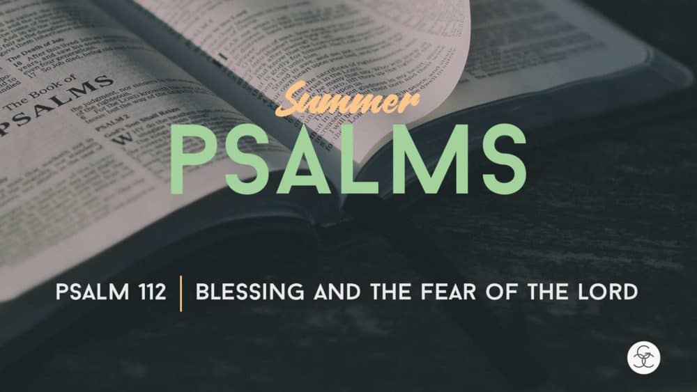 Blessing and the Fear of the LORD