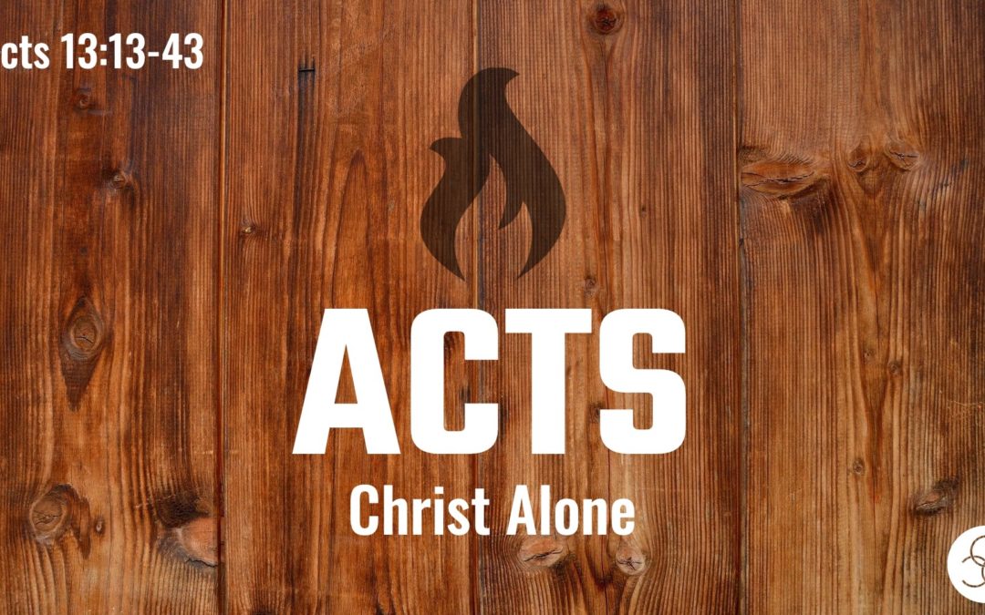 Message: “Christ Alone” from Rob Chisholm