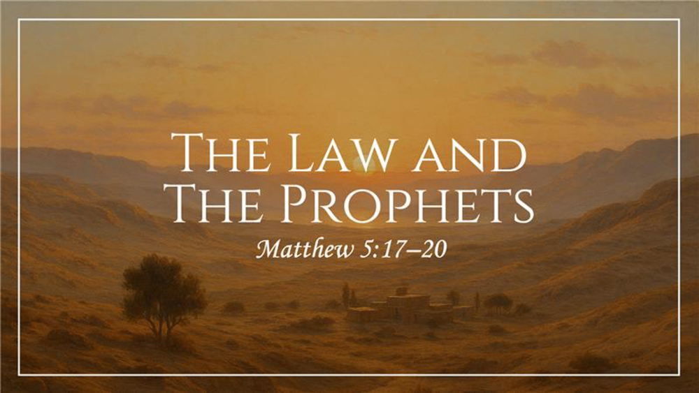 The Law and the Prophets Image