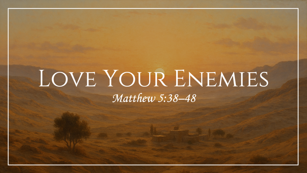 Love Your Enemies