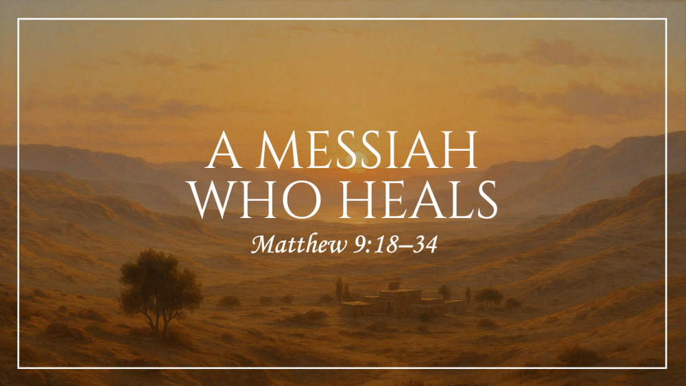 A Messiah Who Heals Image